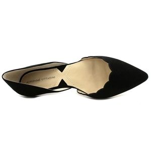 Adrienne Vittadini Friskie Suede Pointed Toe Flats
